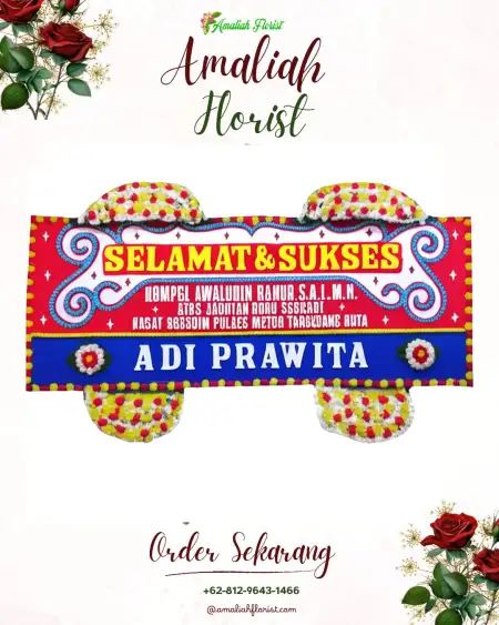 Papan Bunga Ucapan Selamat Gemeksekti